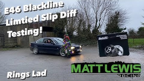 Testing out the Blackline Diff in my E46!