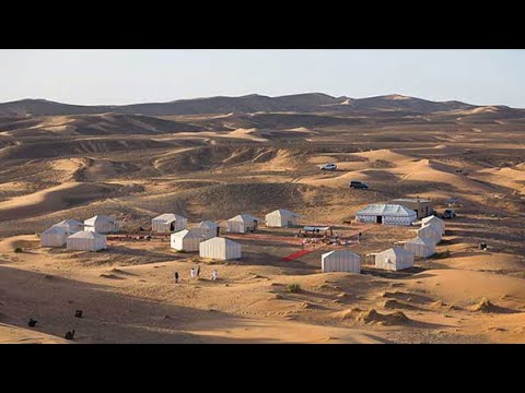 Merzouga Luxury Camps An Oasis In The Sahara Desert Youtube