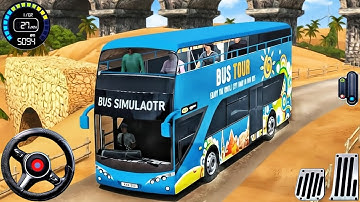 Offroad Bus Drive 2025 - Real City Bus Drive 3D - New Bus Game Android Gameplay