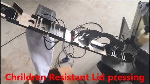 chrildren resistant lid pressing,Lid Pressing  machine , Dustproof capper machine