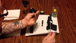 Springfield XDS .45 ACP Field strip, clean, and reassemble.