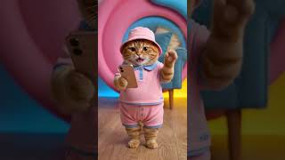 Cat Dance ♥️ Cute Kitten #Meowvs #cat #ai #funny #cat #dancing #catvideo #kitten #catshorts