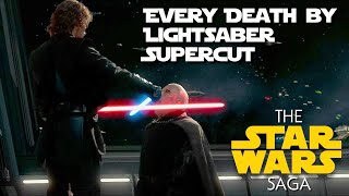 Star Wars: Every Death By Lightsaber Supercut