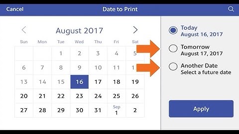 Advancing the date on the SendPro® C