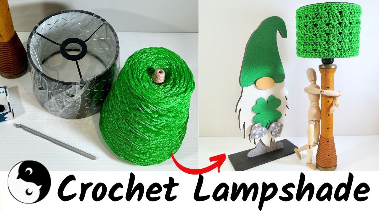 Easy Crochet Boho Lampshade 