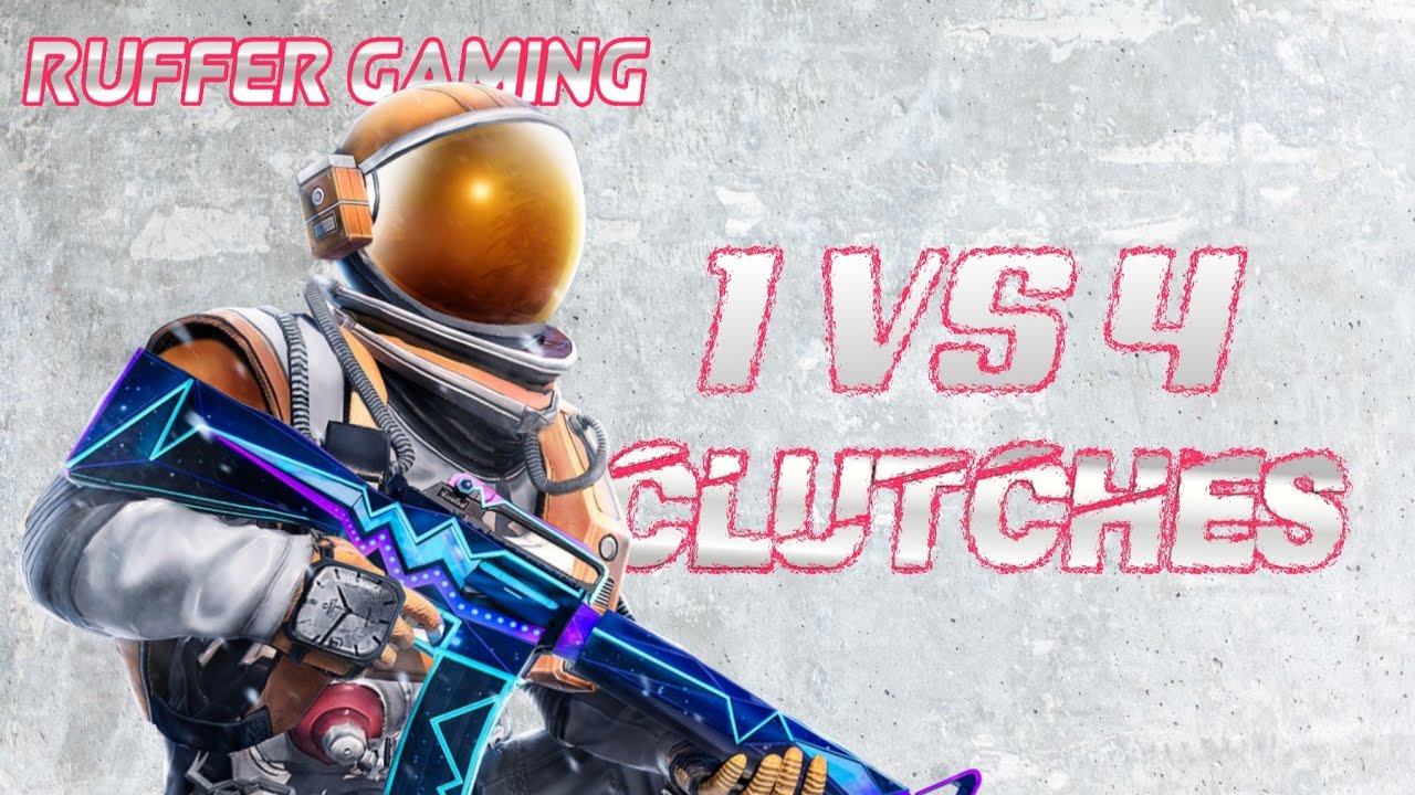 Pubg mobile || 1 Vs 4 clutches || Montage. - YouTube