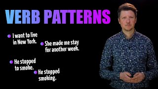 Verb Patterns Grammar | Learn English | ils 16+