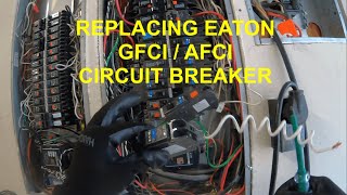 REPLACING EATON GFCI AFCI CIRCUIT BREAKER