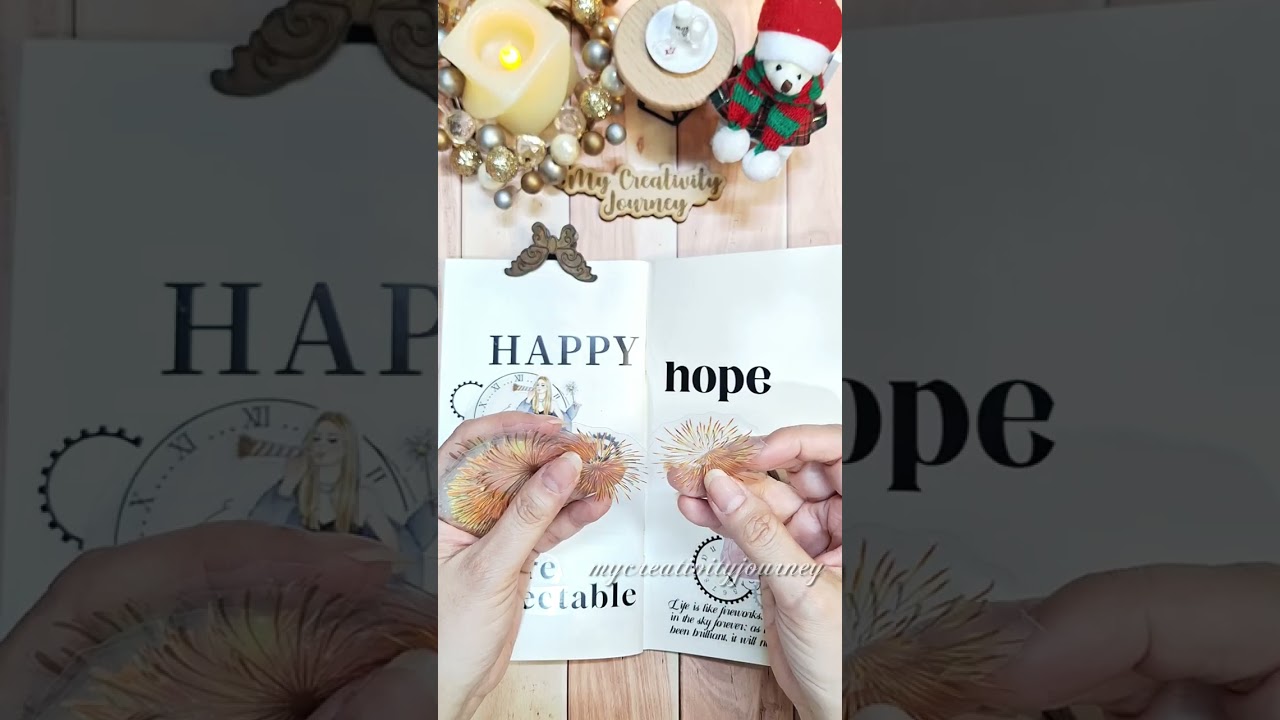Let's Create Another New Year's Day-Themed Art Collage Spread! | My Creativity Journey
