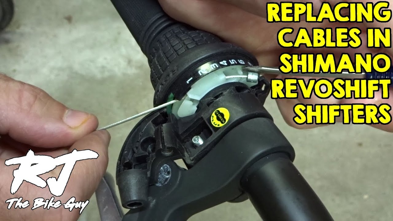 Lijkt op Rustiek vijand How To Replace Shifter Cable On Shimano Revoshift Shifters - YouTube