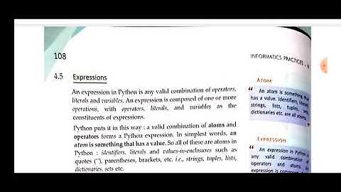 expression in Python by Dr Surya Pratap Singh