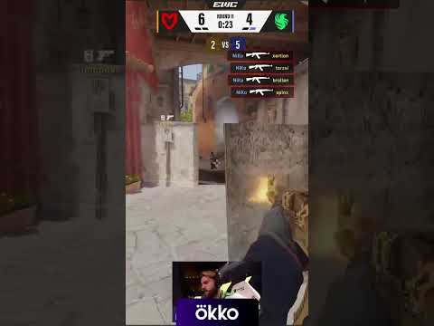 NiKo разнёс MOUZ в соло – ЭЙС! #ewc #okko #cs #кс #counterstrike #csgo #ace