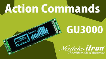 Noritake VFD: GU-3000 Series - Module Action Commands