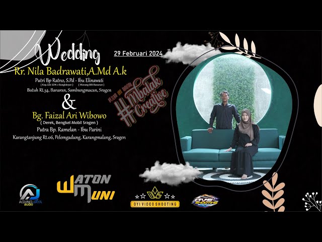 LIVE WATON MUNI || WEDDING NILA dengan FAISAL  Butuh, 29 Utuh Februari 2024 class=