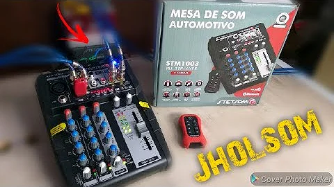 Como regular mesa de som Soundvoice?