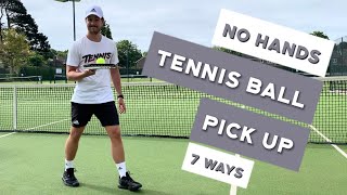 7 Ways To Pick Up a Tennis Ball With No Hands screenshot 4