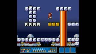 SMB3 for Super Mario All-Stars Custom Level #579 -  Fuyu Aki no Yoru (冬秋の夜)
