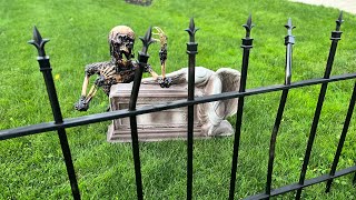 DIY PVC Wrought Iron Grave Yard / Cemetery Fence Build