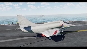 A-4E Carrier Landing Practice