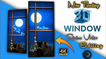 New 3D Trending Status Video Editing|| Behind Object Full Screen Status|| Alight motion Editing!!