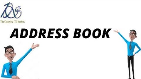 ADDRESS BOOK IN TALLY PRIME