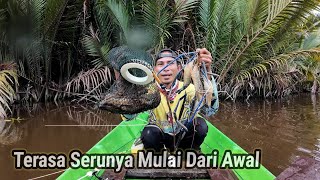 Betah Mancing kalo begini, Baru Start Mancing Sudah Jeckpot Udang Galah Besar 