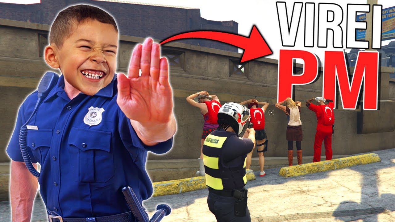 como NÃO ser PM no GTA RP 😂 (Paulinho o LOKO)