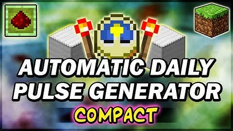 [Minecraft] Automatic Single Pulse Generator (COMPACT)