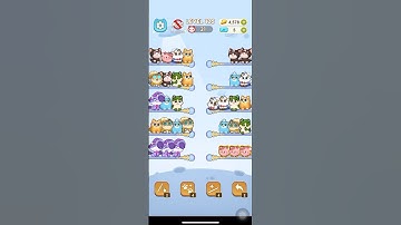 Color Cat Sort Cute Cat Game Level 125 #shorts #shortsfeed #cat #gaming