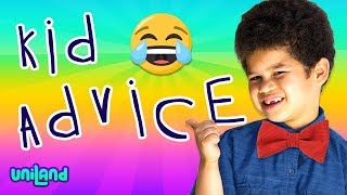 Cute Kid Gives Adults Life Advice | UniBooth | UniLand Kids