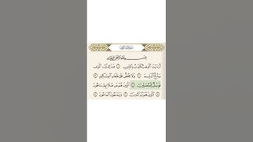 سورة الماعون راحة وطمأنينة لقلبك.