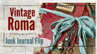 A Bohemian Dance | Junk Journal Flip Through | @thegraphicsfairy Design Team Journal  (SOLD)