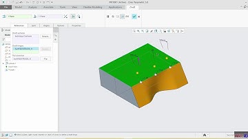 Creo Tutorial for beginners | Creo draft tutorial. | how to create draft in creo.
