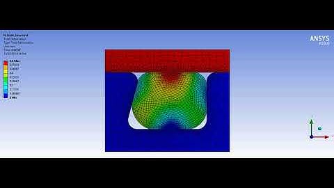 Finite Element Simulation of Silicone Rubber 70 O-Ring