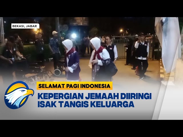 Kloter Pertama Jemaah Haji Bekasi Tiba di Embarkasi class=