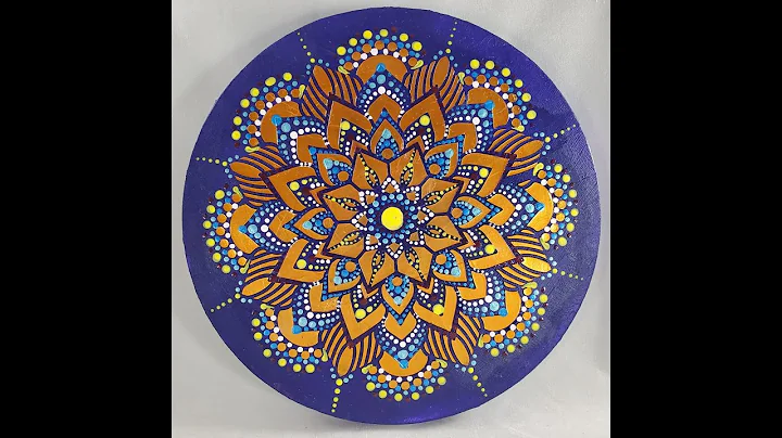 112 Stencil and Dot Mandala - Combining techniques...