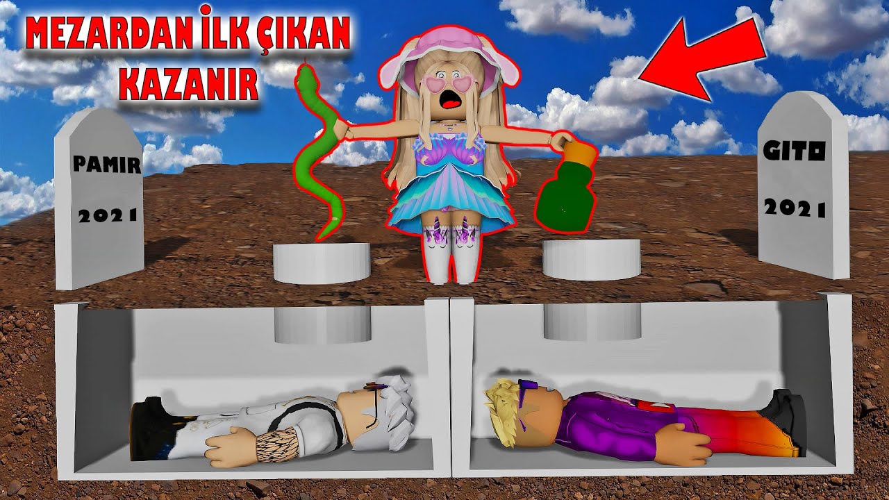💀 MEZARDAN İLK ÇIKAN KAZANIR 😱 OHAA!! | ROBLOX'DA İLK ! HARİKA BİR OYUN !⚰💚