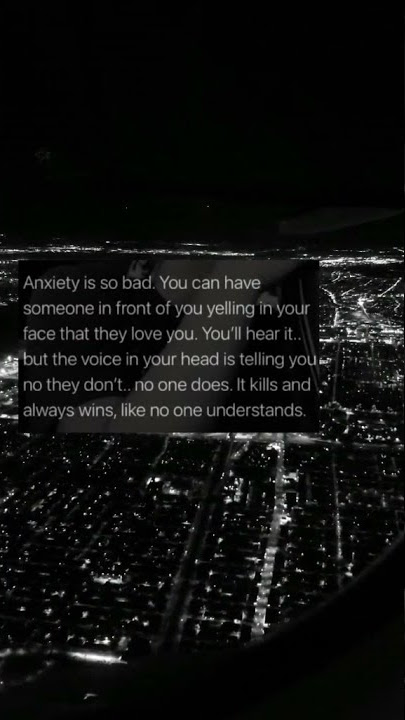 Anxiety Status WA. #whatsapp #status #sad #depresi