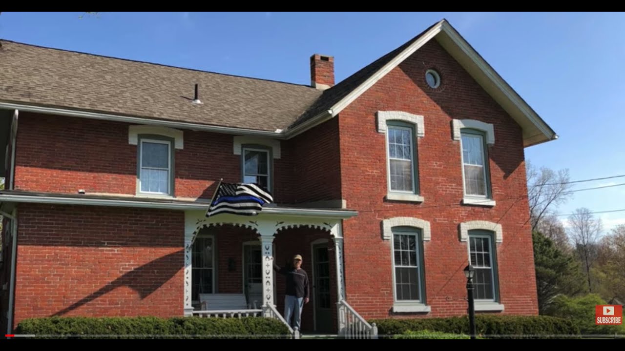 OWNER TOUR OF RESTORED 1849 FARMHOUSE in Temperance, Michigan! Living