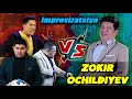 ZOKIR OCHILDIYEV vs ELMUROD HAQNAZAROV ! handalak va dizayn #improvizatsiya