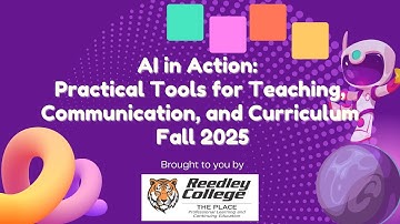 AI In Action: From COR to Canvas: AI Powered Course Design