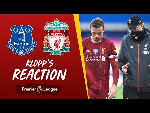 Klopp's reaction: 'I liked the intensity, but we didn't have the rhythm' | Everton vs Liverpool