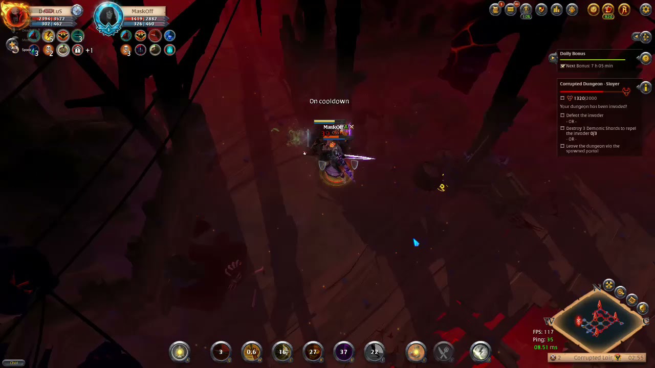 Albion Online Corrupted Dungeon 7 3 Daybreaker Deadlus vs 8 3 Badon