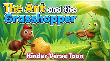 The Ant and the Grasshopper| Moral Story for Kids | Hard Work Lesson | English Educational Animation