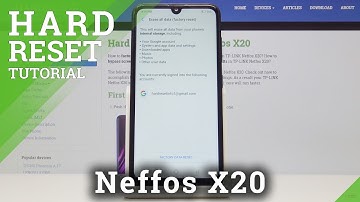 Factory Reset TP-LINK Neffos X20 - Wipe Data / Erase Storage