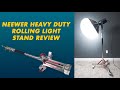 Neewer Heavy Duty Stainless Steel Rolling Light Stand Review