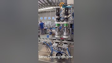 Automatic Linear Servo Capping Machine for Glass Bottle,Labeling machine, Capper Machine for Jar
