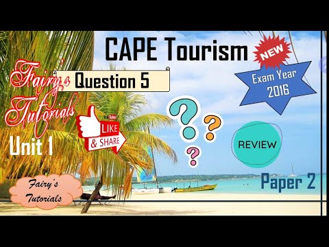 cape tourism unit 1 notes