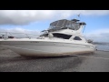 Abandoned Beached 45ft Sea Ray on Doheny State Beach - Still Running!? 2 of 3