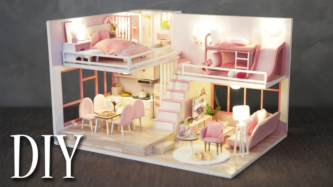 DIY Miniature Dollhouse Kit,UniHobby Time Apartment Brazil